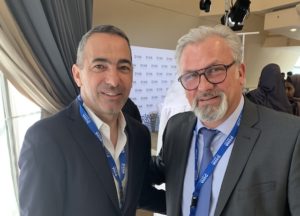 FIFA Foundation CEO Youri Djorkaeff & CEO JGDE David Dubois